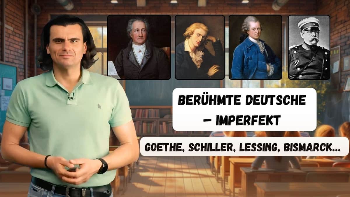 Famous Germans – Simple Past | Berühmte Deutsche – Imperfekt