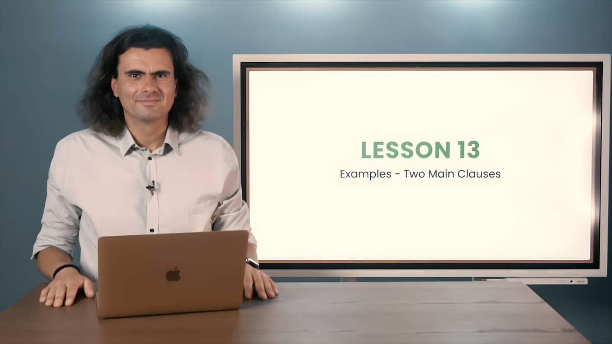 Examples - Two Main Clauses | Beispiele – Zwei Hauptsätze