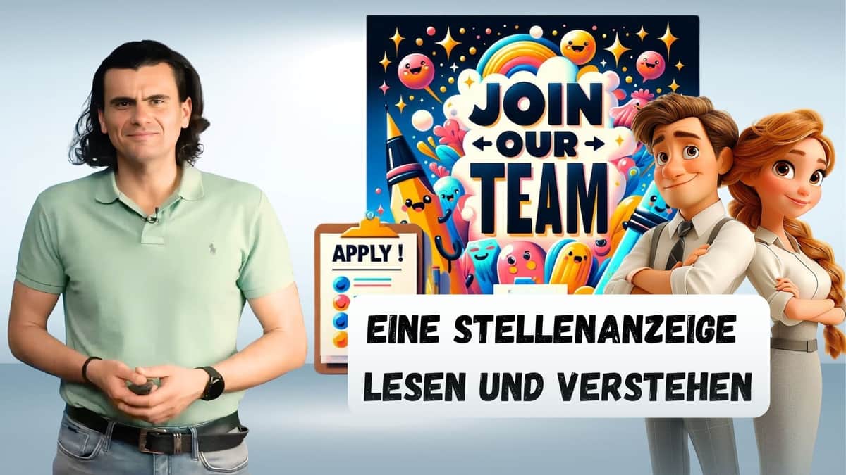 Understanding a Job Advertisement | Eine Stellenanzeige verstehen