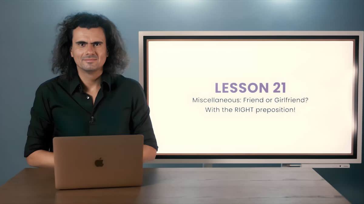 Friend or Girlfriend: RIGHT Preposition | Freund oder Freundin: RICHTIGE Präposition