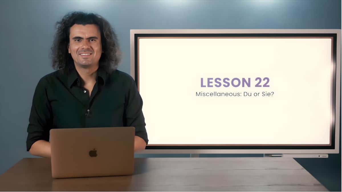 Miscellaneous: Du or Sie? | Verschiedenes: Du oder Sie?