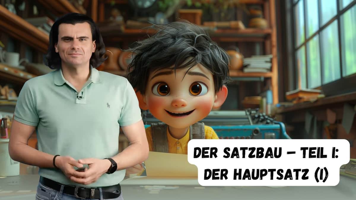 Sentence Structure Part I: The Main Clause | Satzbau Teil I Der Hauptsatz