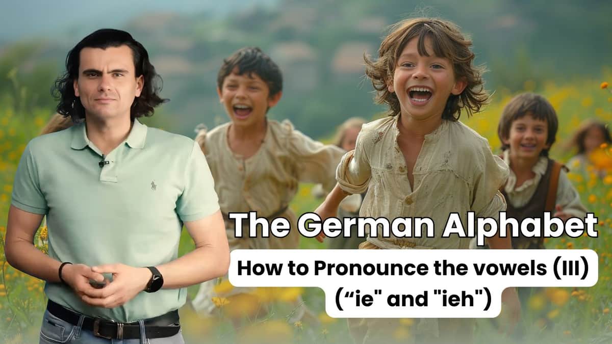 How to Pronounce the vowels III (“ie", "ieh") | Wie spricht man die Vokale aus III ("ie", "ieh")