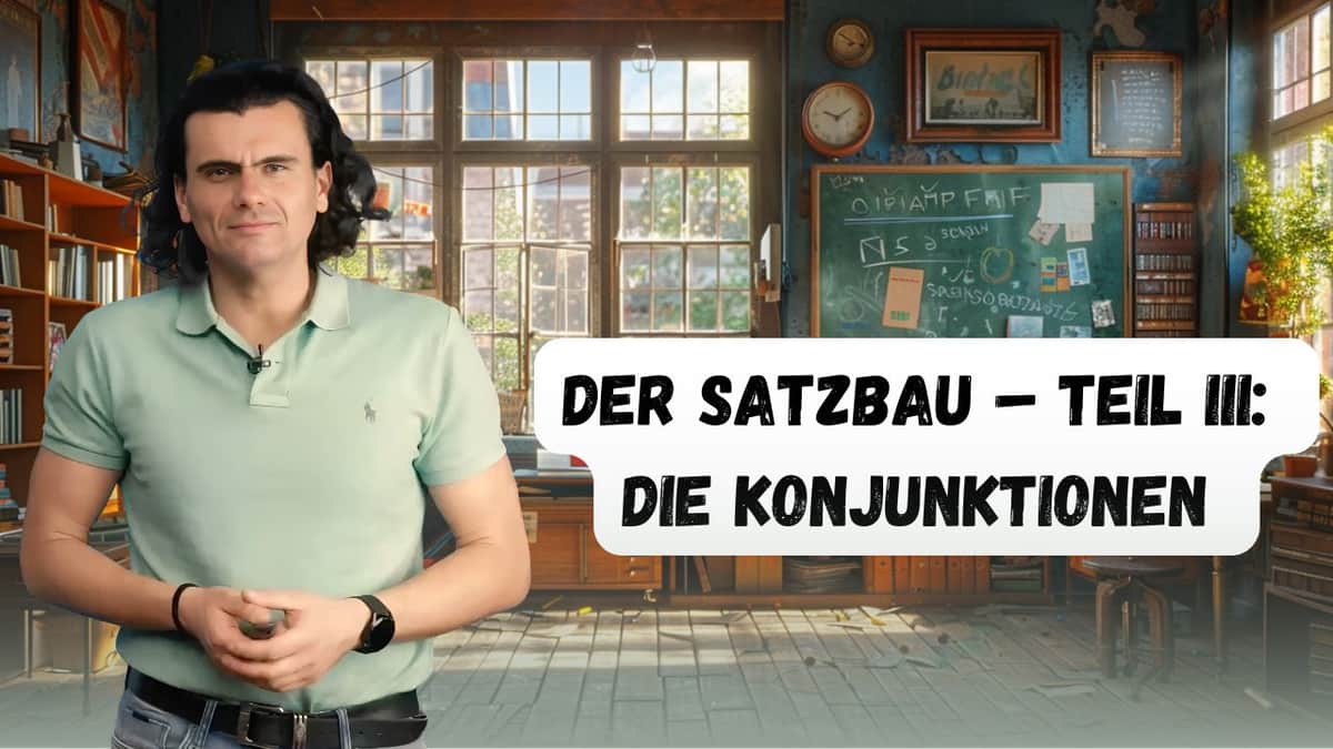 Sentence Structure Part III: The Conjunction | Satzbau Teil III Die Konjunktion