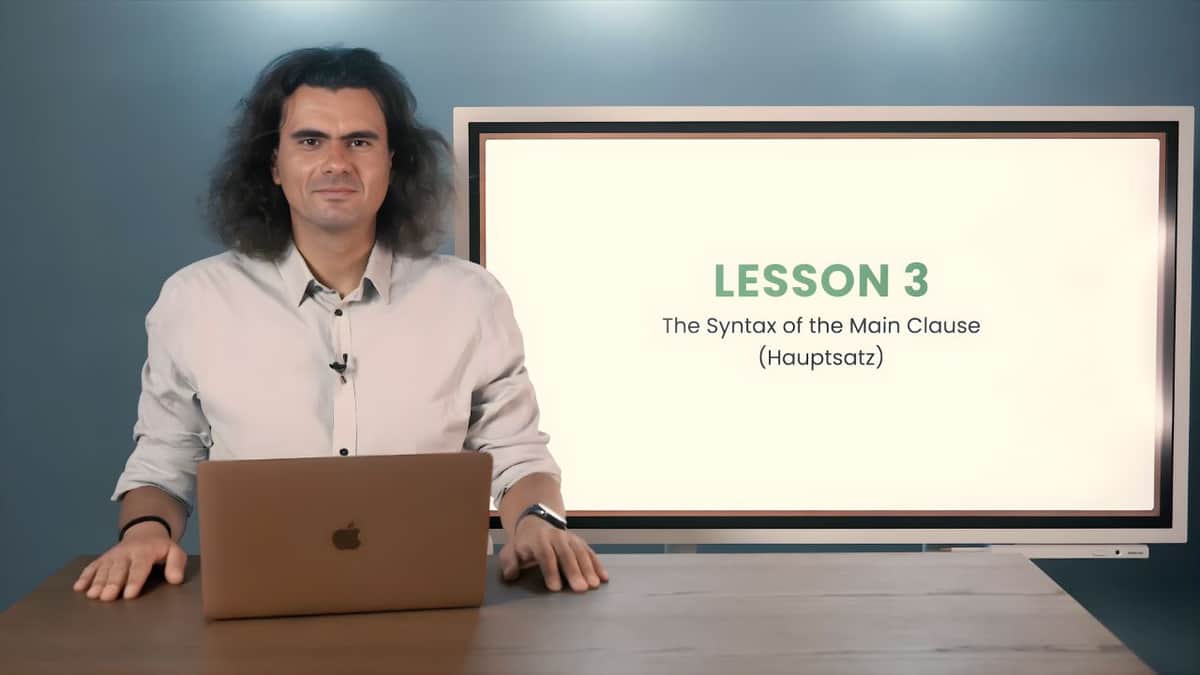 The Syntax of the Main Clause (Hauptsatz) | Die Syntax des Hauptsatzes