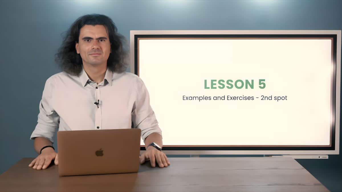 Examples and Exercises - 2nd spot | Beispiele und Übungen – Position 2