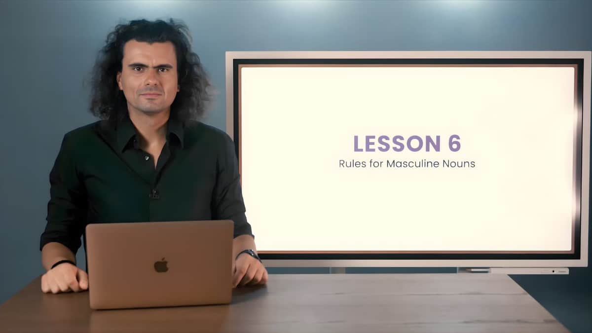Rules for Masculine Nouns | Regeln für maskuline Substantive