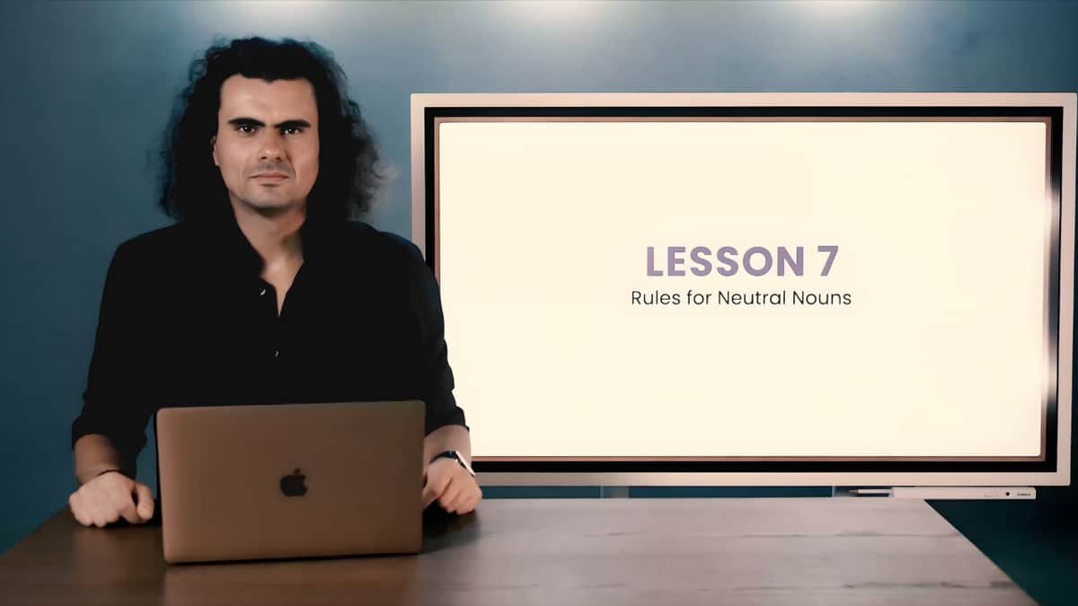 Rules for Neutral Nouns | Regeln für neutrale Substantive