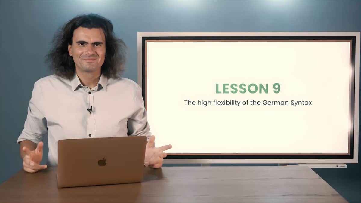 The high flexibility of the German Syntax | Die hohe Flexibilität der deutschen Syntax